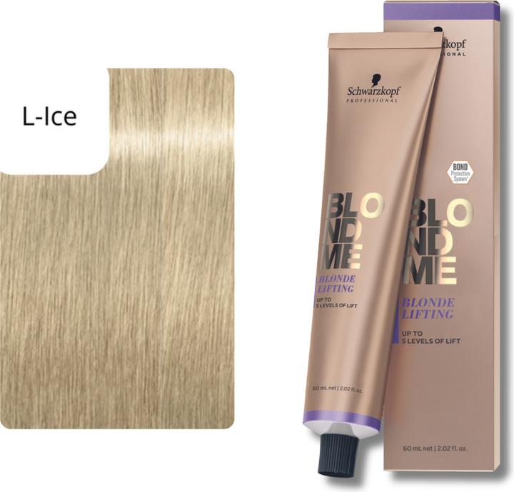 Produktbild Schwarzkopf Professional Schwarzkopf Blondme Lifting Aufheller Ice 60 ml (L-Ice Eis)