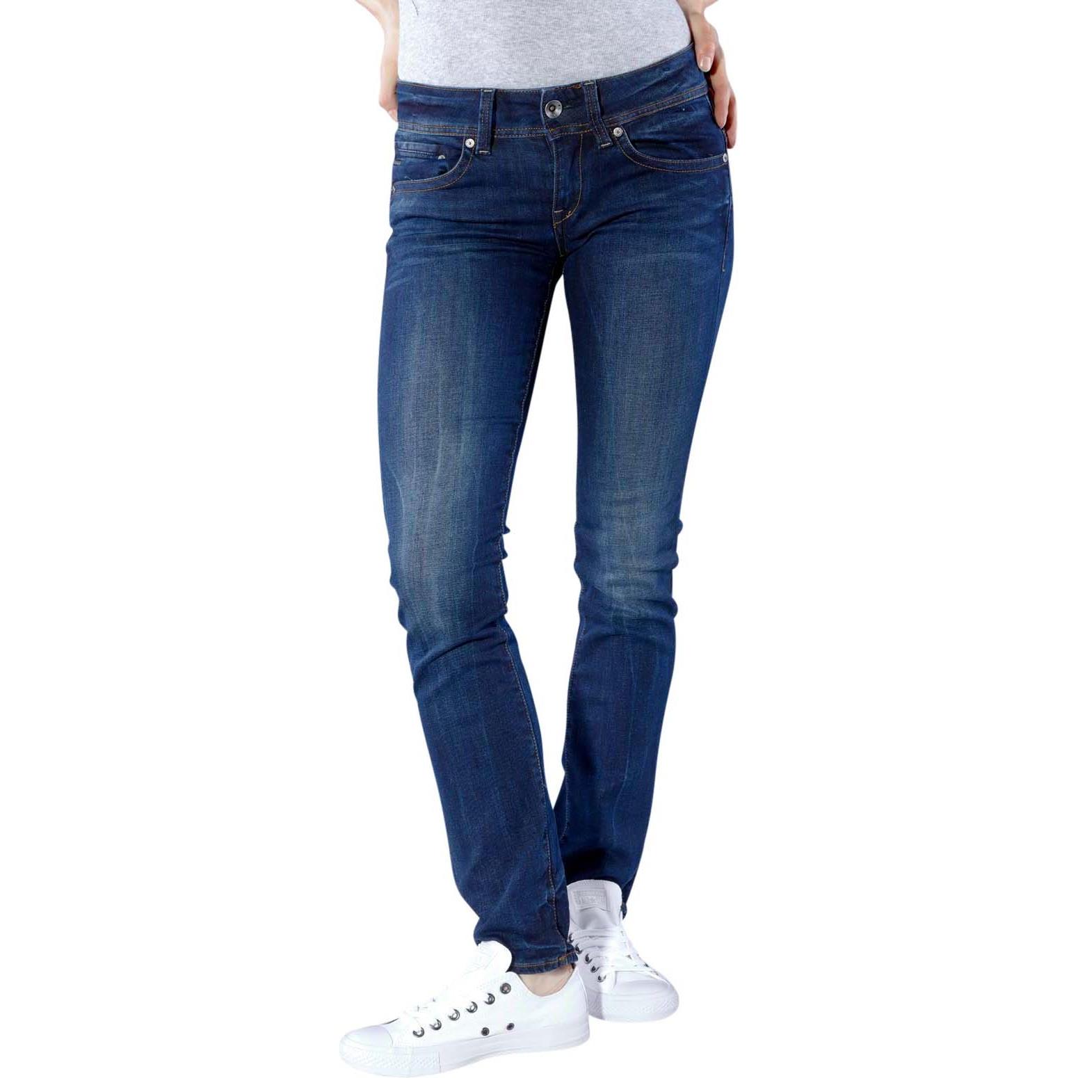 G-Star, Damen, Jeans, Midge Saddle Mid Straight Jeans Neutro dk aged, Blau, (W32/L32)