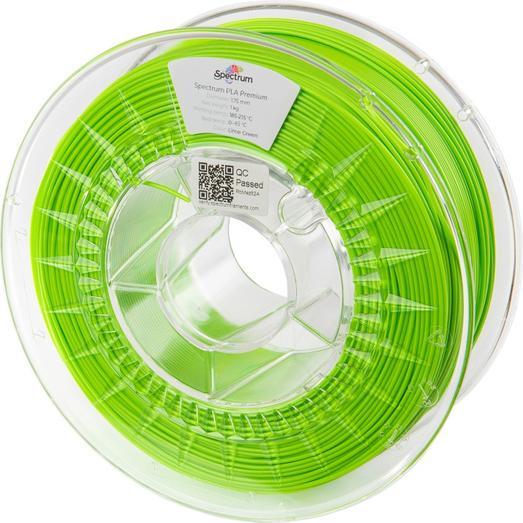 Image du produit Filament Premium PLA Vert Lime 1.0kg 1.75mm (PLA, 1.75 mm, 1000 g)