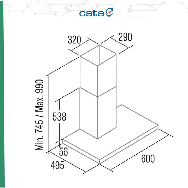 Produktbild Cata SYGMA 6010 BK