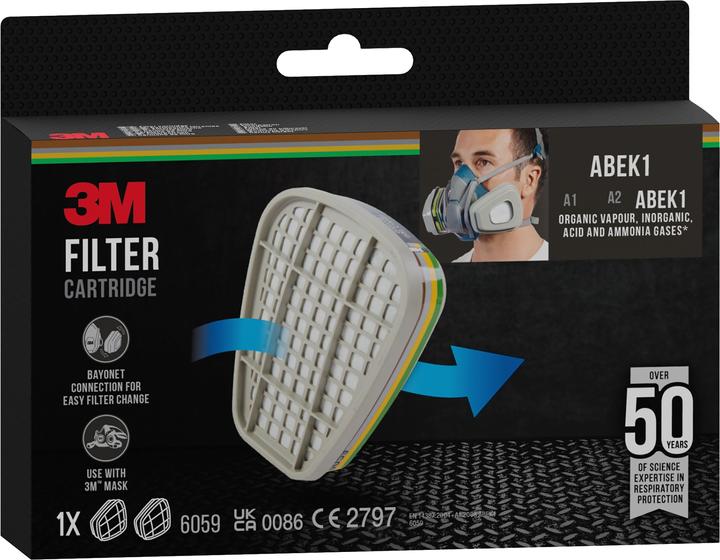 Produktbild 3M Austauschfilter (ABEK1, 2 x)