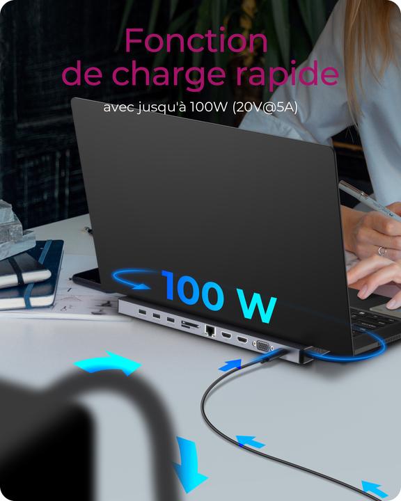 Actual product image Icy Box IB-DK2106-C (USB-C, 1 Ports)