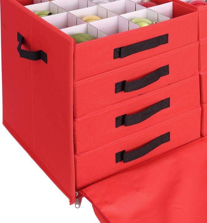 Produktbild Relaxdays Weihnachtskugel Aufbewahrungsbox (73 cm, 1x)