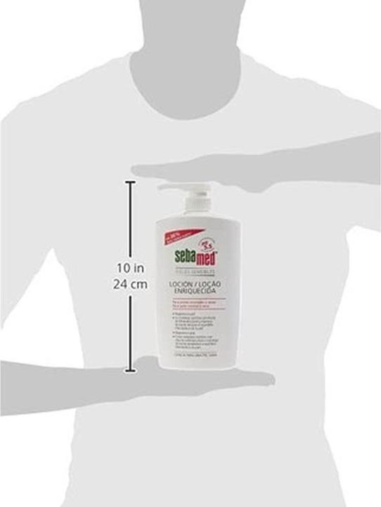 Actual product image Sebamed Body Lotion 750ml - Oil-in-Water Emulsion Maintains Natural Moisture Balance of Skin - Stren (Body lotion, 750 ml)