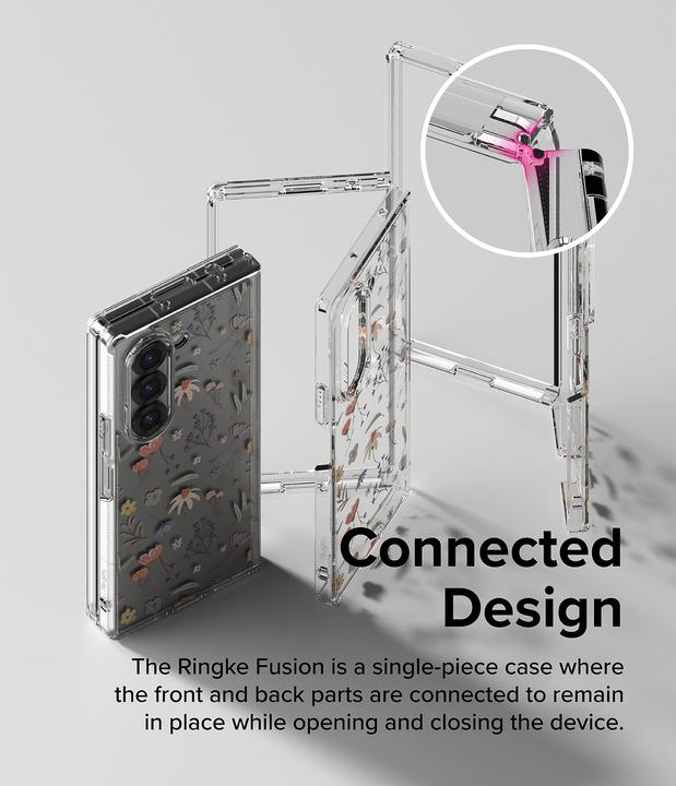 Image du produit Ringke Case for Galaxy Z Fold 6 FUSION DESIGN DRY FLOWERS (Samsung Galaxy Z Fold6)