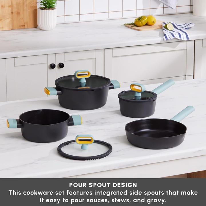 Productafbeelding Karaca Elegantes Kochgeschirr-Set (Koekenpan, Steelpan)