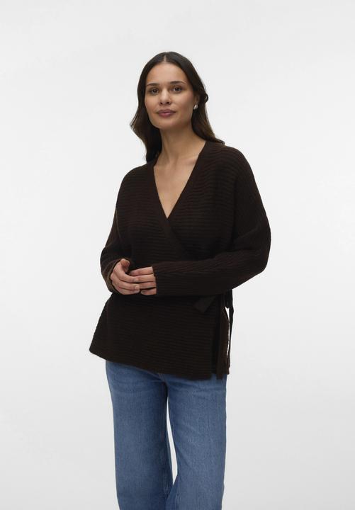 Immagine prodotto Mamalicious Normal geschnitten V-Ausschnitt Pullover Gestricktes Oberteil (M)