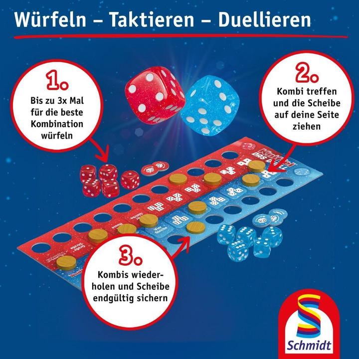 Actual product image Schmidt Spiele Kniffel: Das Duell (German, 2 Players)