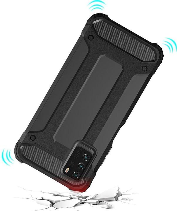 Produktbild Hurtel Hybrid Armor robuste TPU/PC Panzer Handyhülle Hard Case für Xiaomi Redmi Note 10 5G / Poco M3 Pro go (Xiaomi Redmi Note 10 5G)
