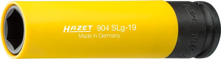 Produktbild HAZET Schlag-, Maschinenschrauber Steckschlüsseleinsatz ∙ Sechskant ∙ extra lang 904SLG-19 ∙ Vierka… (19 mm)