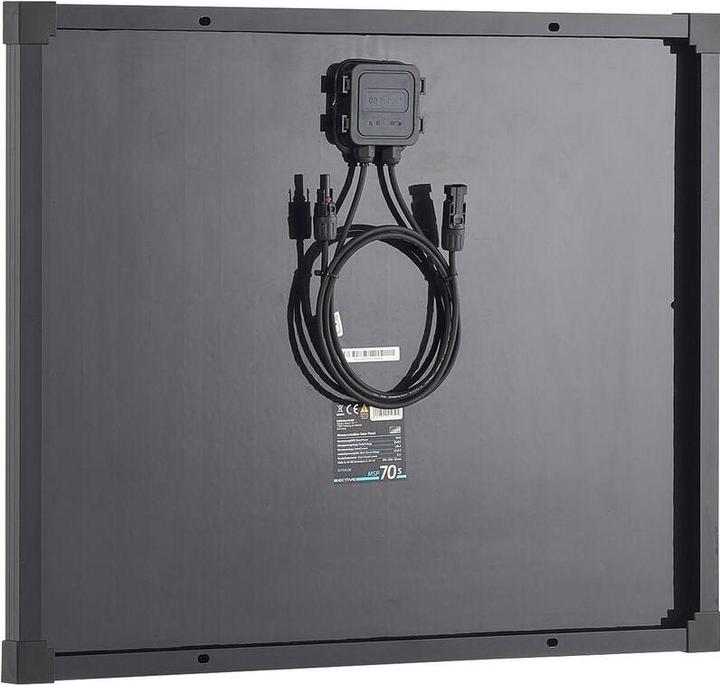 Actual product image Ective Solar panel 70W 36V monocrystalline solar module Solar cell PV module mono 24V (70 W, 4.10 kg)