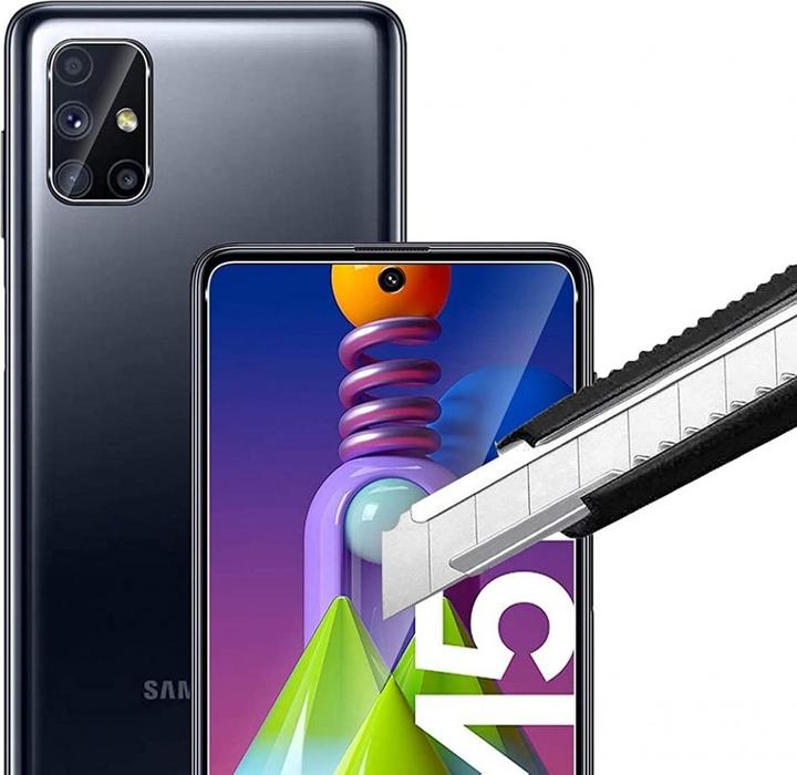 Produktbild Screenguard Samsung Galaxy M51 Panzerglas Schutzfolie Case Friendly Design (1 Stück, Samsung Galaxy M51)