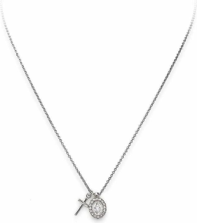 Actual product image Amen Pray & Love Cross & Miracolosa Necklace (925 silver, 44 cm)