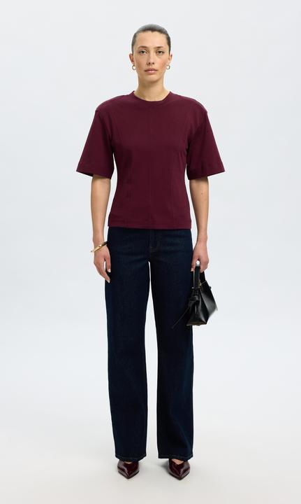 Image du produit Selected Femme Relaxed Fit Baumwoll T-Shirt (XL)