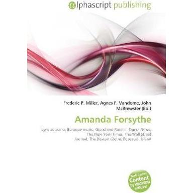 Amanda Forsythe, Fachbücher