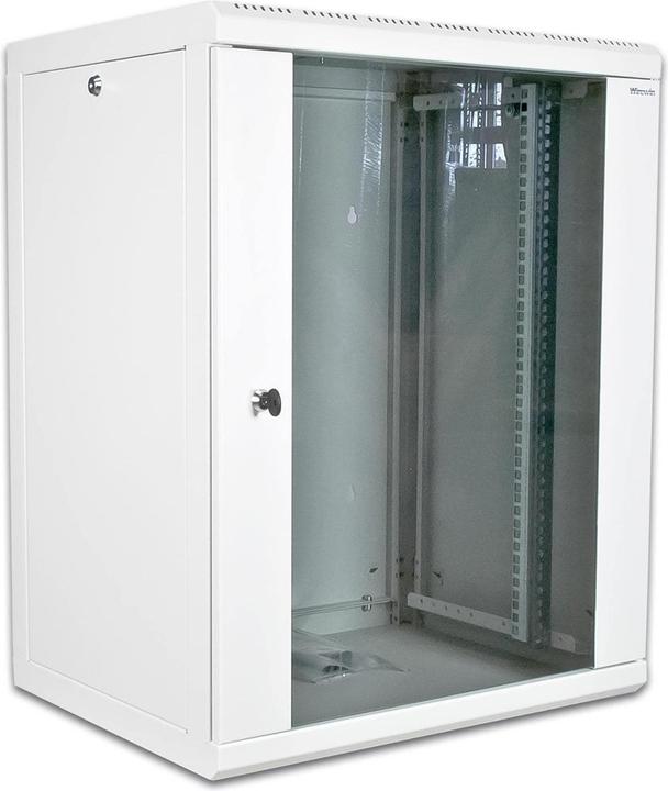 Wirewin 19" einteiliger Wandschrank, grau
