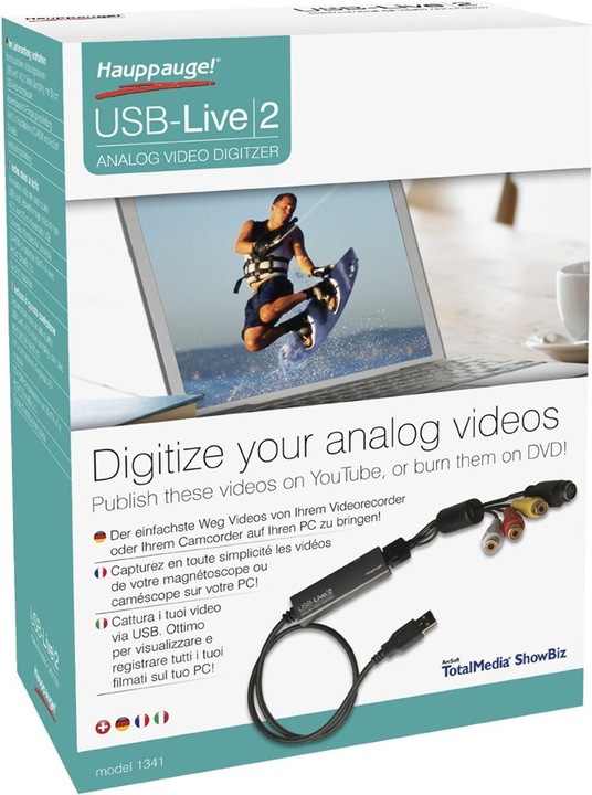 Productafbeelding Hauppauge USB Live 2 (USB 2.0, analoog TV-signaal)