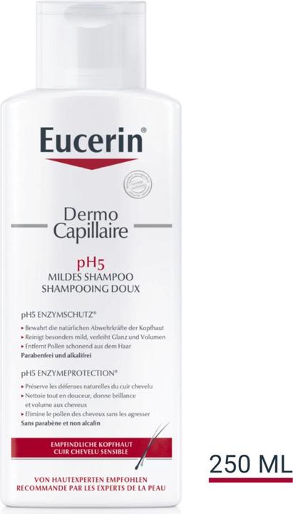 Immagine prodotto Eucerin DermoCapillaire pH5 shampoo delicato (250 ml, Shampoo liquido)
