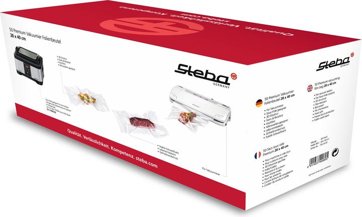 Actual product image Steba vacuum bag 28 x 40cm (50x)