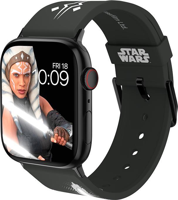 Actual product image Moby Fox Star Wars - Apple Watch Armband 38/40/41/42/44/45/49 mm (The Mandalorian Ahsoka Tano Lichtschwert) (Silicone)