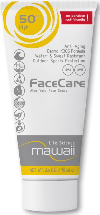Image du produit mawaii FaceCare SPF 50 (Crème solaire, SPF 50, 75 ml, 100 g)