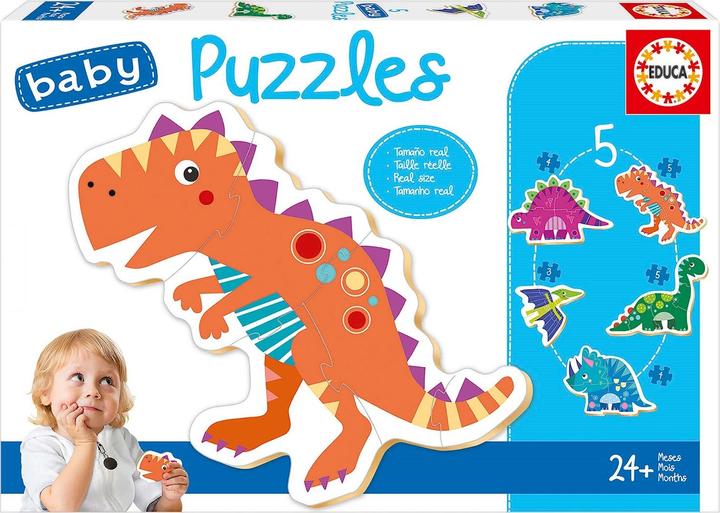 Immagine prodotto Educa Dinosauro bambino puzzle (5 pezzi)
