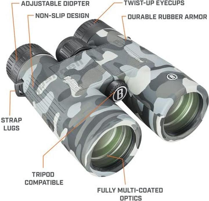 Actual product image Bushnell Blackout Camo Binoculars (10x, 42 mm)