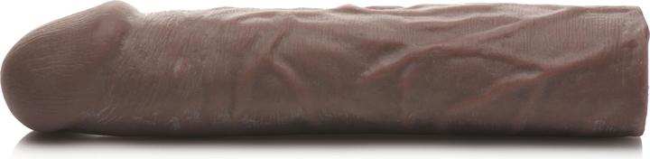 Actual product image Jock Extra Long Penis Sleeve 3" - Brown