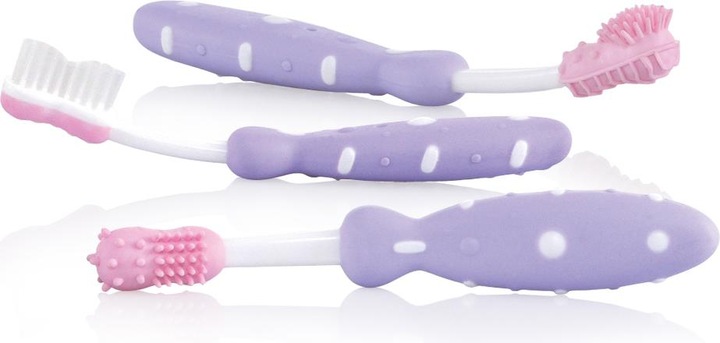 Produktbild Nuby Zahnputztrainer 3er Set (Weich, 1 x)