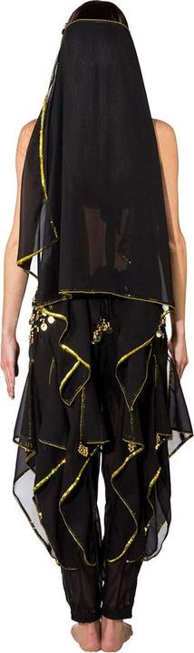 Produktbild Orlob Bauchtanzkostüm, schwarz/gold (S, M)