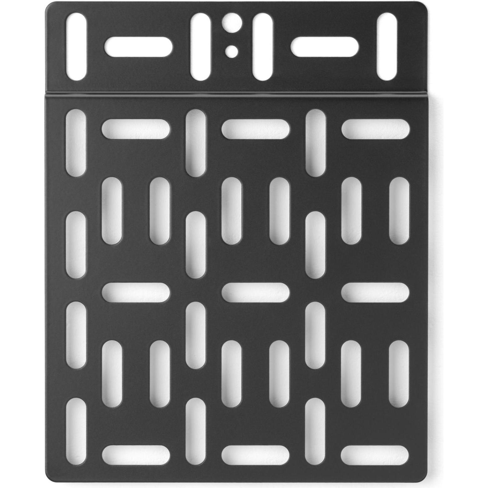 One for All Telaio di montaggio del lettore multimediale in metallo (Muro, 3 kg), Supporto da parete TV, Nero