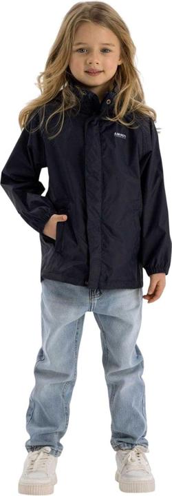Actual product image Minoti Boys Plain Packaway Waterproof Jacket (116)