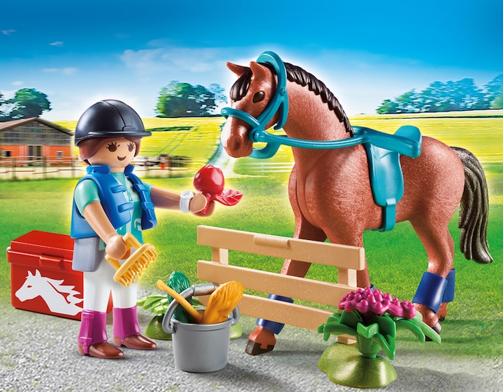 Immagine prodotto Playmobil Set regalo fattoria di cavalli (70294)