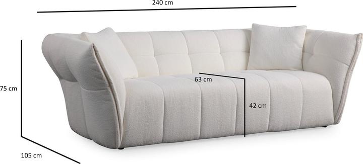 Produktbild Atelier del Sofa Boxer (3-Sitzer)
