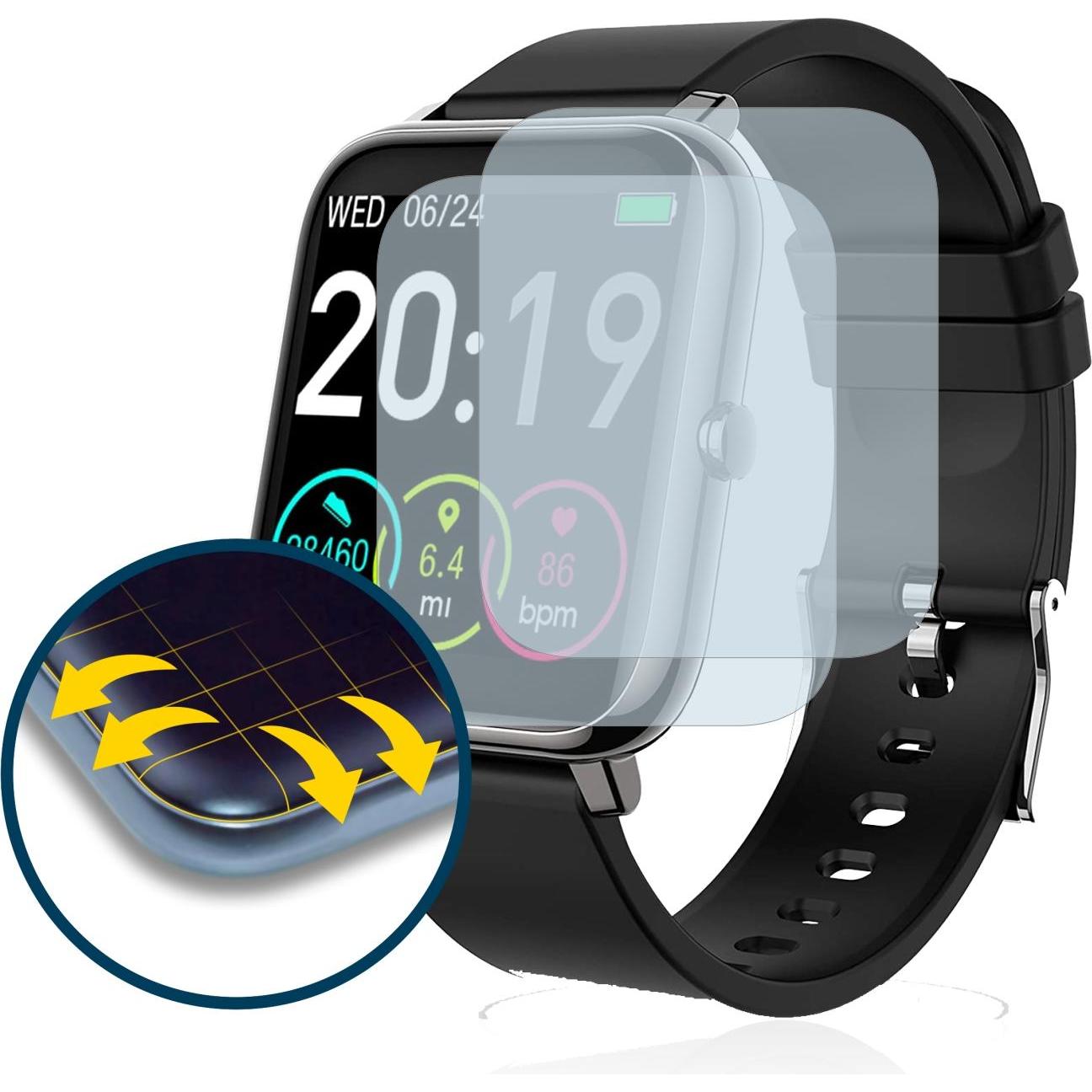 Thumbnail - BROTECT Full-Cover Displayschutz, Smartwatch Schutzfolie, Transparent