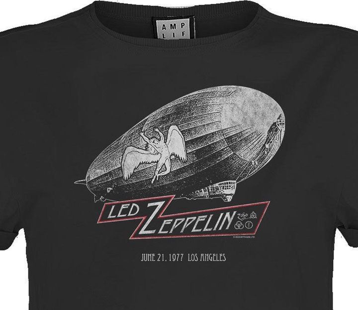 Actual product image Amplified Womens/Ladies Dazed And Confused Led Zeppelin Crop Top (S)