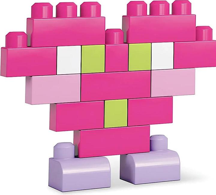 Produktbild Mega Bloks Bausteinebeutel pink (80 Teile)