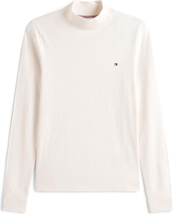 Produktbild Tommy Hilfiger Damen Langarm Jersey Feiner Stehkragen (L)
