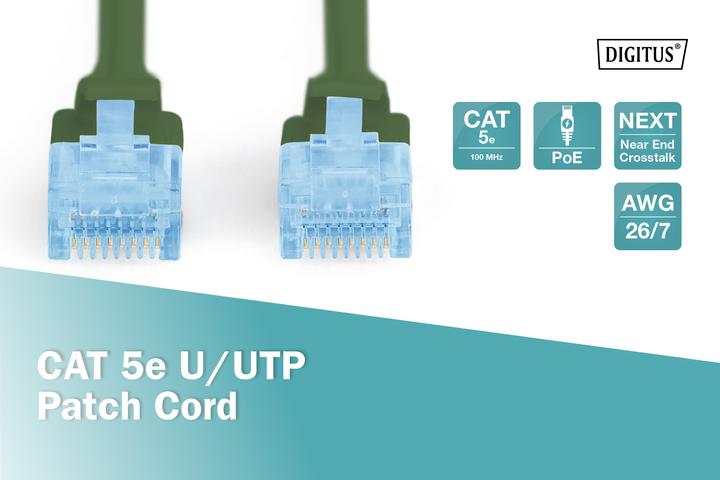 Produktbild Digitus Netzwerkkabel (U/UTP, CAT5e, 0.50 m)