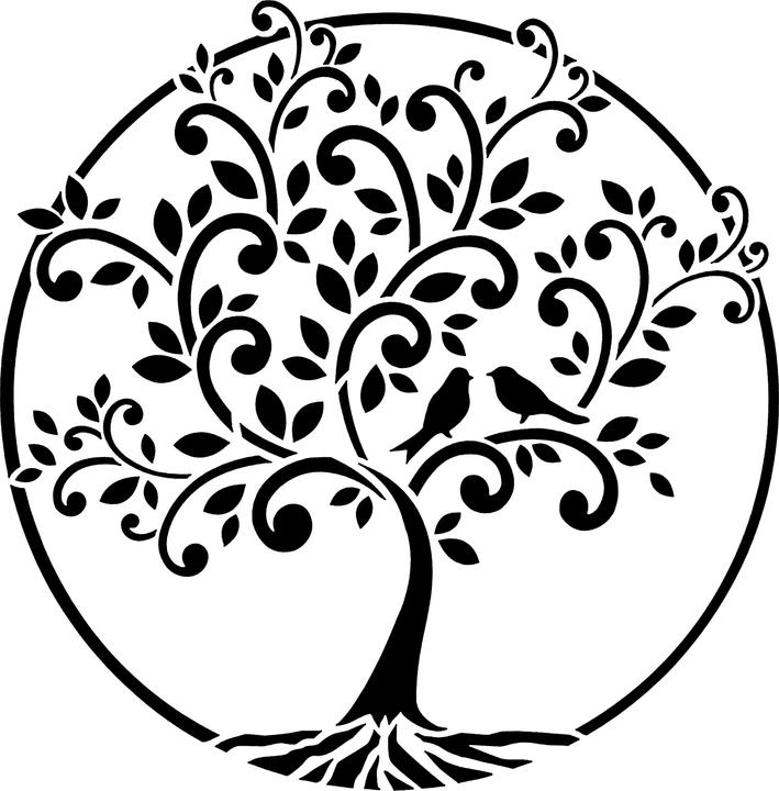 Image du produit Viva Decor Pochoir "Arbre de vie", DIN A4