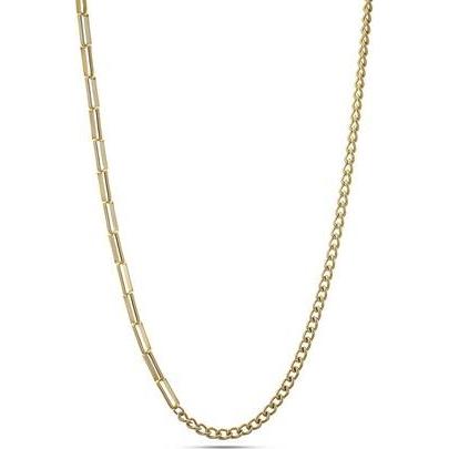 Liu Jo Gold-Plated Men's Steel Necklace Mlj442, Handykette, Gold