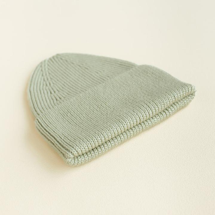 Produktbild Hvid Beanie Fonzie Mint