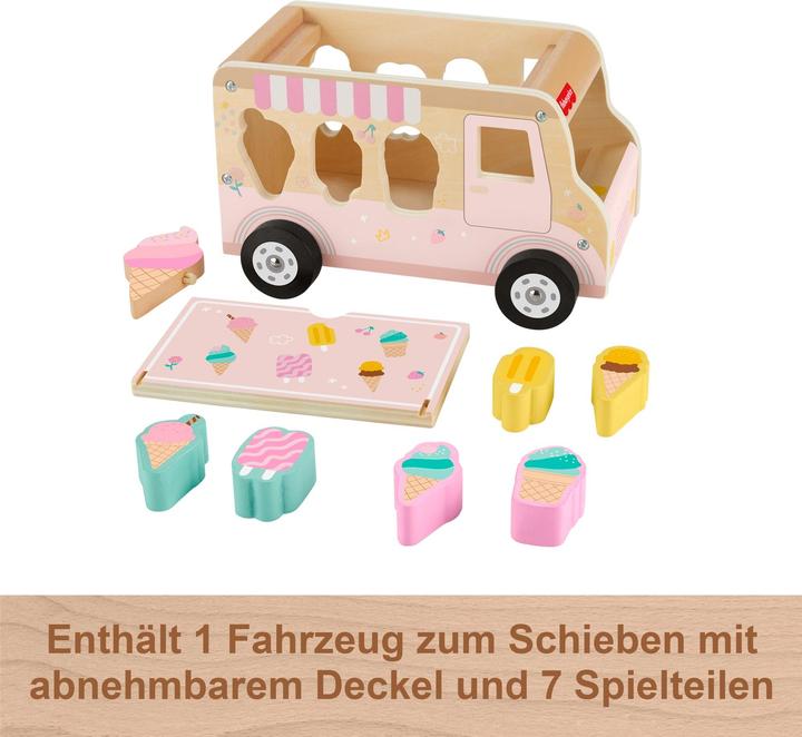 Produktbild Fisher-Price ZuckersÃ¼ÃŸer Holz-Eiswagen