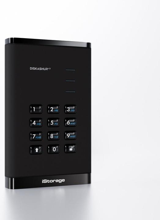 Image du produit iStorage diskAshur3 SSD 16TB - Noir (16 To)