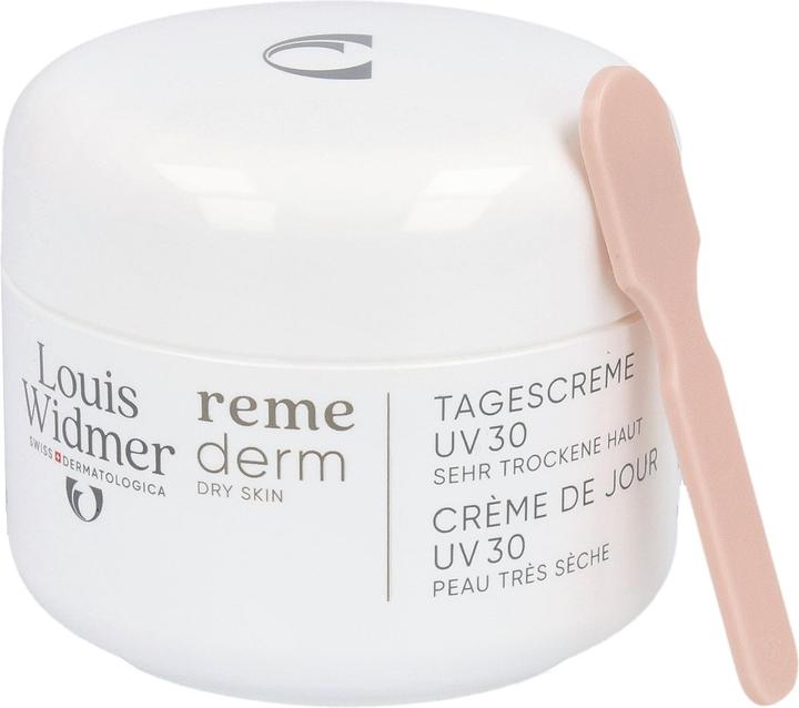 Actual product image Widmer Louis Remederm Tagescreme UV30 ohne Parfum 50 ml (50 ml, Day cream, SPF 30)