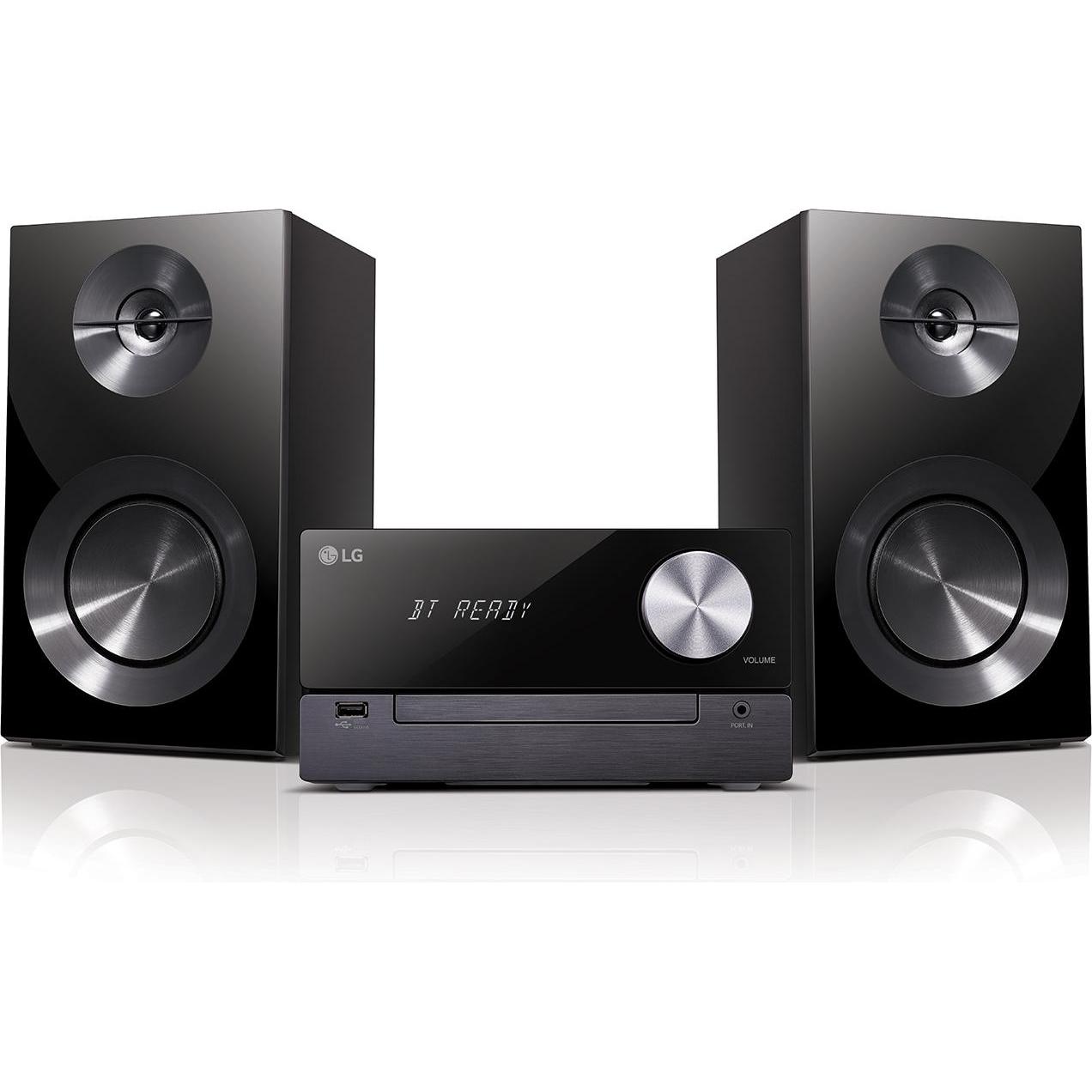 LG CM2460 (CD Player, 2x 100 W), Stereoanlage, Schwarz