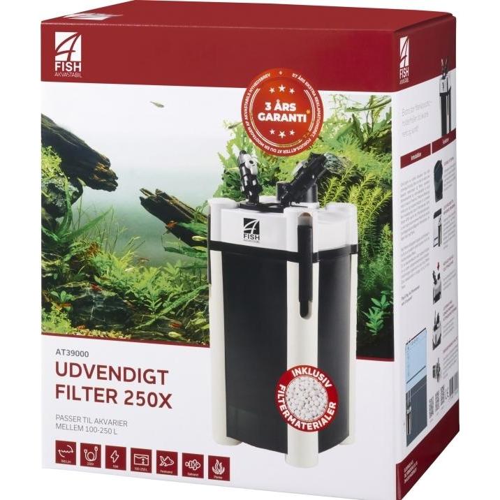 4fish udvendig filter 250X, 760 L/T, 10W (760 l), Aquarium Filter