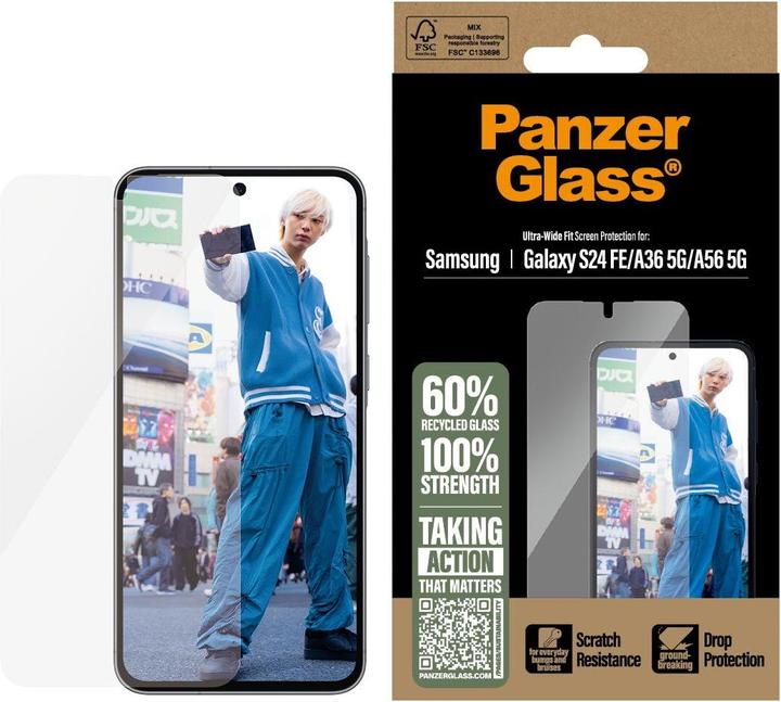 Produktbild PanzerGlass Datenschutzbildschirm (1 Stk., Samsung Galaxy A36, Samsung Galaxy A56, Samsung Galaxy S24 FE)