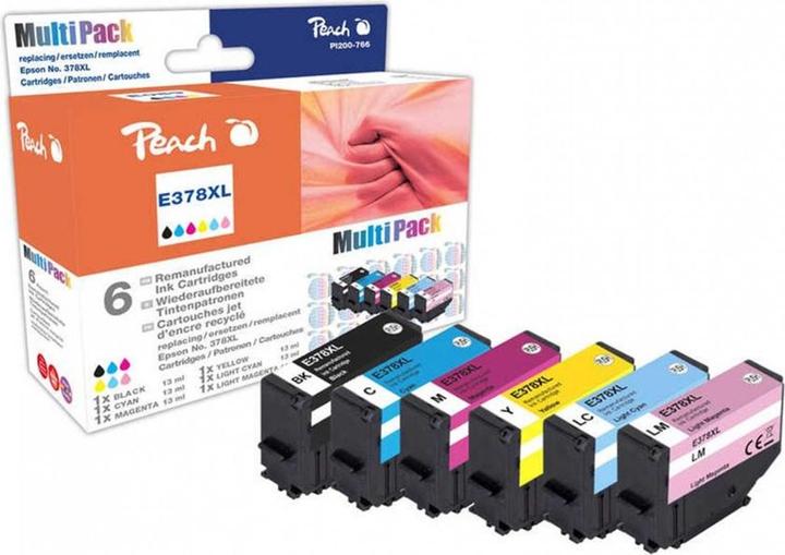 Produktbild Peach No. 378XL Multi-Pack, T3798, REM, FW (M, C, Y, BK)
