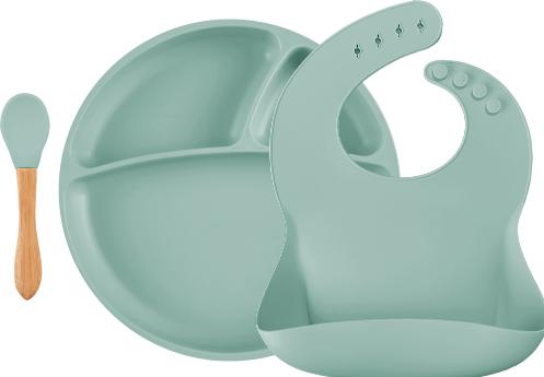 Productafbeelding Minikoioi BLW Set II bord + slab + lepel